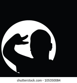 man in the disco movement illustration art vector