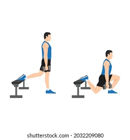 88 Bulgarian Split Squats Images, Stock Photos & Vectors 