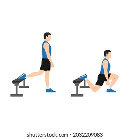 88 Bulgarian split squats Images, Stock Photos & Vectors | Shutterstock