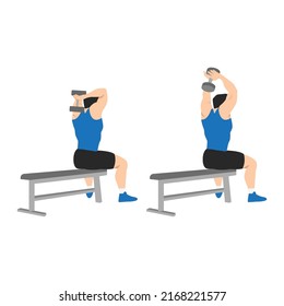 230 Overhead Triceps Extension Exercise Images, Stock Photos & Vectors ...