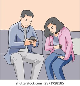 man doing emergency call for help on mobile phone