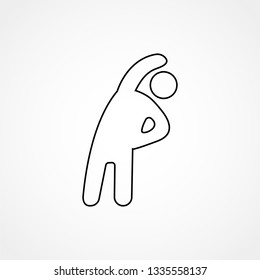 Man Doing Exercise Icon