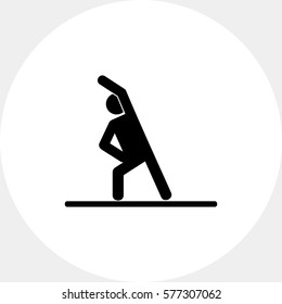 Man Doing Exercise Icon