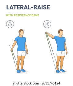 77 Resistance band lateral raises Images, Stock Photos & Vectors ...