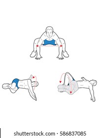 Man doing mobility and stretching exercises