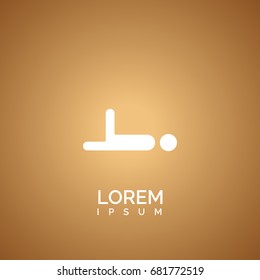 man doing morning exercise icon