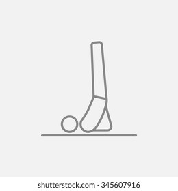 Mann, der unterstützt Schulter stehen asana Linie Symbol für Web, Mobile und Infografiken. Vektorgrafik, dunkelgraues Symbol einzeln auf hellgrauem Hintergrund.