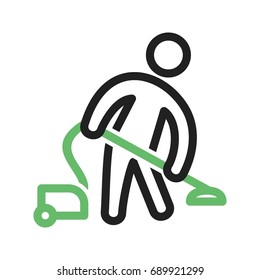 Man Doing Vacuum
