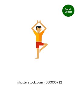 Man doing yoga 2
