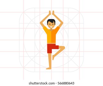 Man doing yoga 2