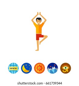 Man doing yoga 2