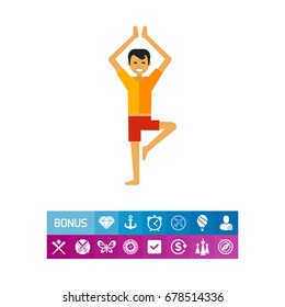 Man doing yoga 2