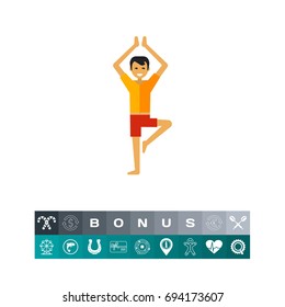 Man doing yoga 2