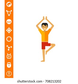 Man doing yoga 2