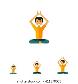 Man doing yoga 3