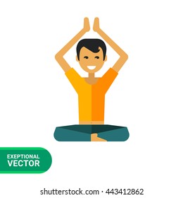 Man doing yoga 3