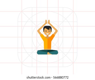 Man doing yoga 3