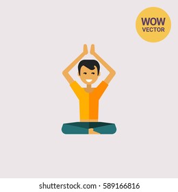 Man doing yoga 3