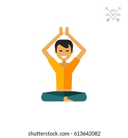 Man doing yoga 3