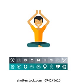 Man doing yoga 3