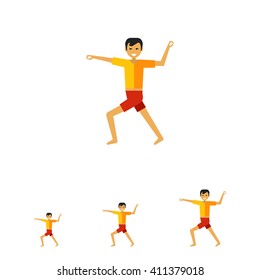 Man doing yoga 5