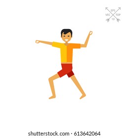 Man doing yoga 5
