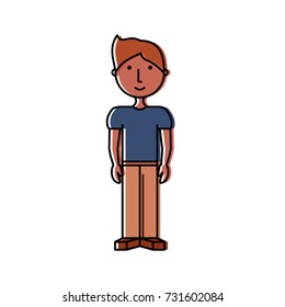 man doodle  vector illustration