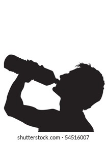 11,126 Man drinking water Stock Vectors, Images & Vector Art | Shutterstock