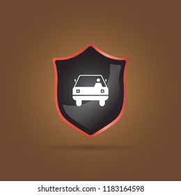 man drive car icon