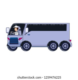 man driver bus avatar character