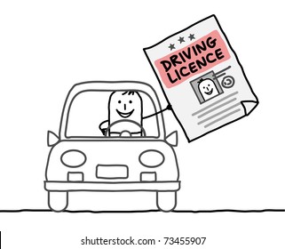 Man & Driving Licence