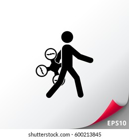 Man with Drone Icon