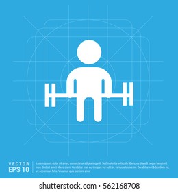  Man with dumbbell Icon