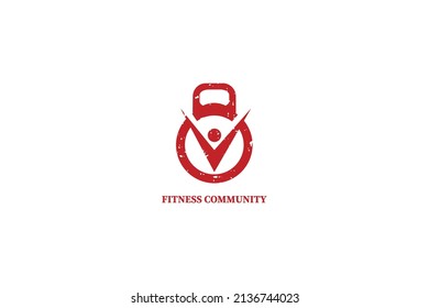 Man and Dumbbell vector icon design. Gym and bodybuilding logo. Fitness vector logo design.
