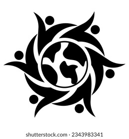 diseño del logotipo de man and earth