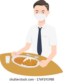 カレー 食べる のイラスト素材 画像 ベクター画像 Shutterstock