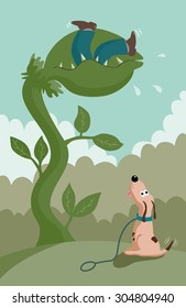 Man eating plant