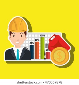 man economy money vector illustration graphic eps 10