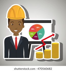 man economy money vector illustration graphic eps 10