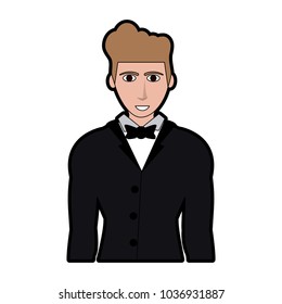 Man with elegant suit