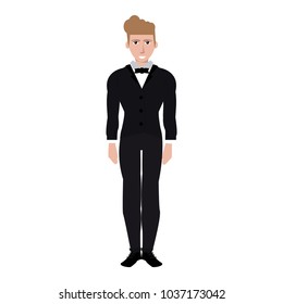 Man with elegant suit
