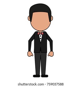 Man with elegant suit
