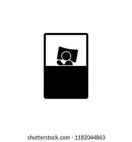 man embryo posture icon. Element of sleeping position illustration. Premium quality graphic design icon. Signs and symbols collection icon for websites on white bakgorund