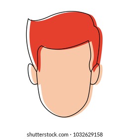 man employee face person character work