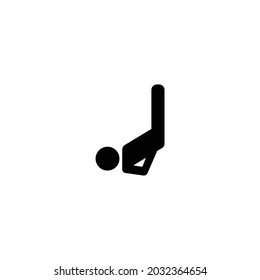 Icono De Ejercicio Del Hombre Aislado En Fondo Blanco