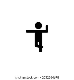 Icono De Ejercicio Del Hombre Aislado En Fondo Blanco