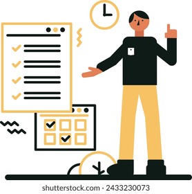 A man explains the meeting point