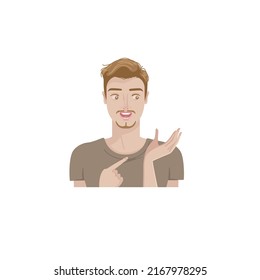 man expression positive of male