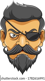 Hombre con el camino de la ilustración