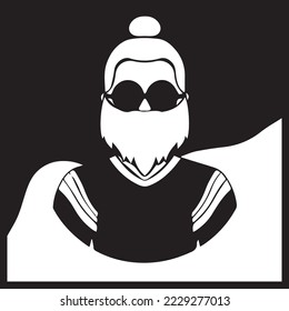 vector de ilustración en blanco y negro
